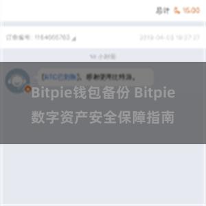 Bitpie钱包备份 Bitpie数字资产安全保障指南