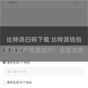 比特派扫码下载 比特派钱包多链资产管理技巧：全面攻略