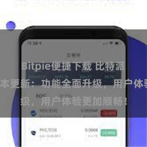 Bitpie便捷下载 比特派钱包最新版本更新：功能全面升级，用户体验更加顺畅！