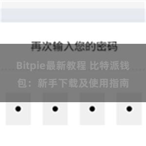 Bitpie最新教程 比特派钱包：新手下载及使用指南