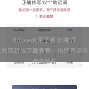 Bitpie应用下载 比特派钱包最新版本下载教程：功能亮点全解析