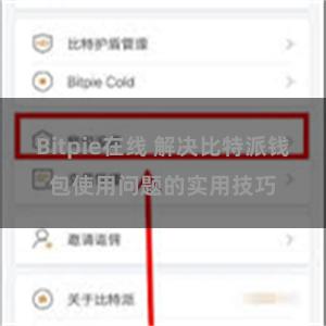 Bitpie在线 解决比特派钱包使用问题的实用技巧