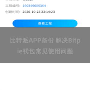 比特派APP备份 解决Bitpie钱包常见使用问题