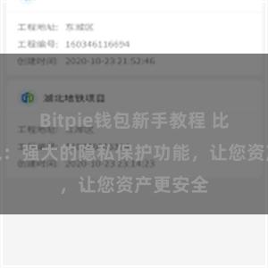 Bitpie钱包新手教程 比特派钱包：强大的隐私保护功能，让您资产更安全