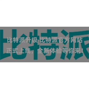 比特派升级 比特派官方网站正式上线，全新体验等你来！