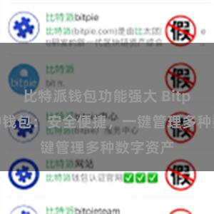 比特派钱包功能强大 Bitpie多币种钱包：安全便捷，一键管理多种数字资产