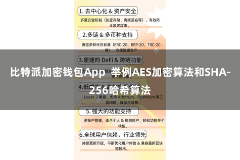 比特派加密钱包App  举例AES加密算法和SHA-256哈希算法