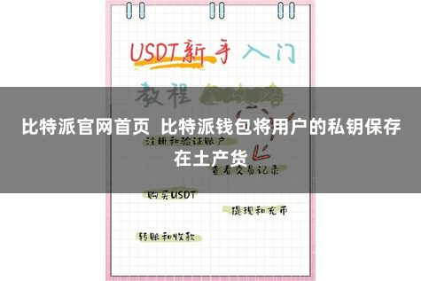 比特派官网首页  比特派钱包将用户的私钥保存在土产货